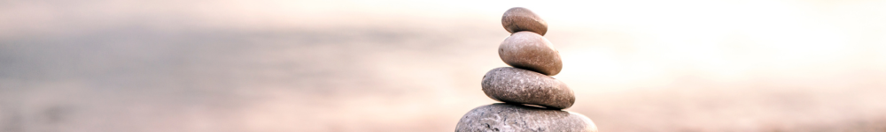rocks stalked on top of one another in a moment of zen