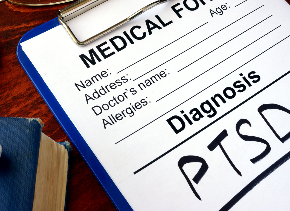 PTSD diagnosis on a medial form