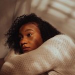 black woman depicting minority mental health disparities