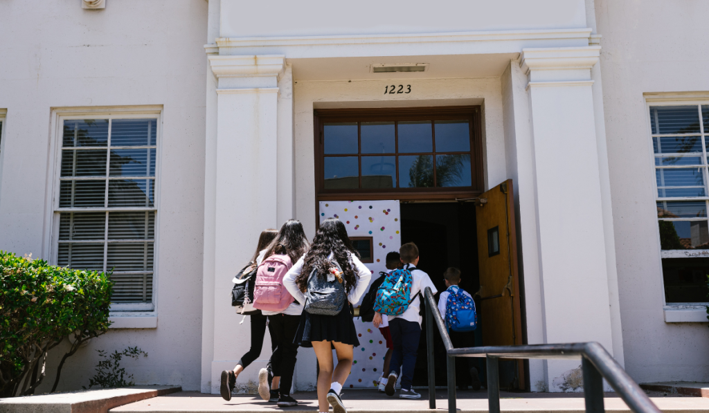 Teens going back to school for the new school year