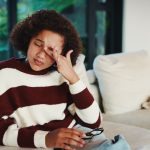 young adult woman suffering from PTSD disorder